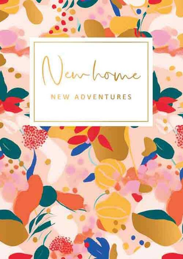 New home - wenskaart gold rush