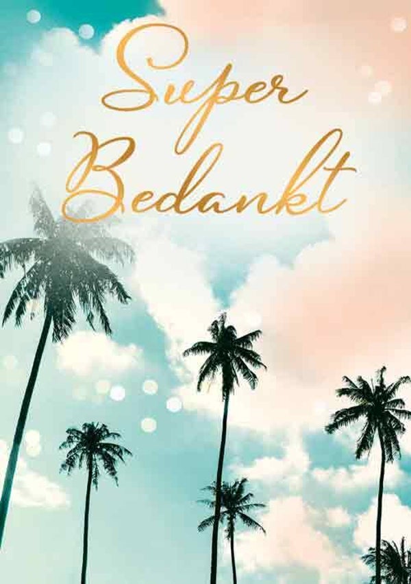 Super bedankt - wenskaart Moments