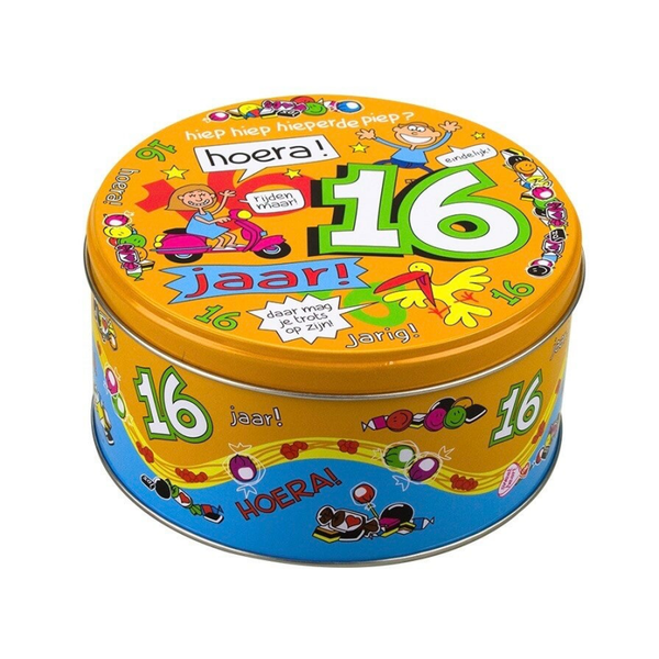 16 Jaar - snoeptrommel