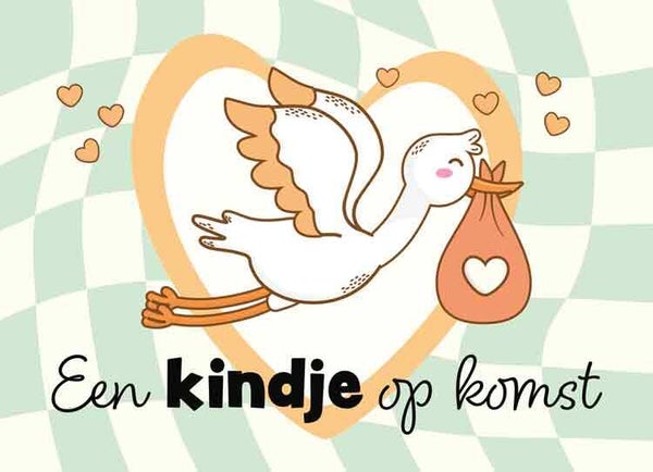 Een kindje op komst - wenskaart Mixx