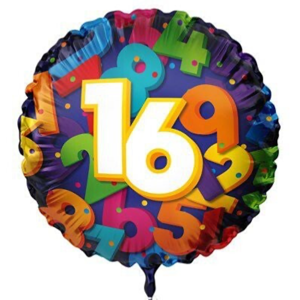16 Jaar - folieballon