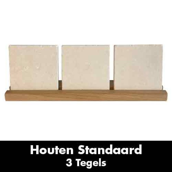 Houten standaard  - 3 tegels