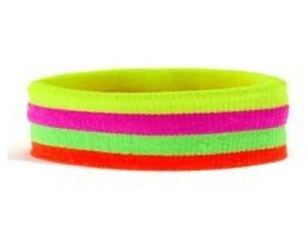 Zweetband - neon multi