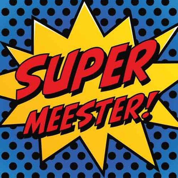 Super meester - keramische tegel