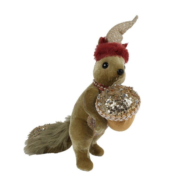 Decoratie Eekhoorn - glitter