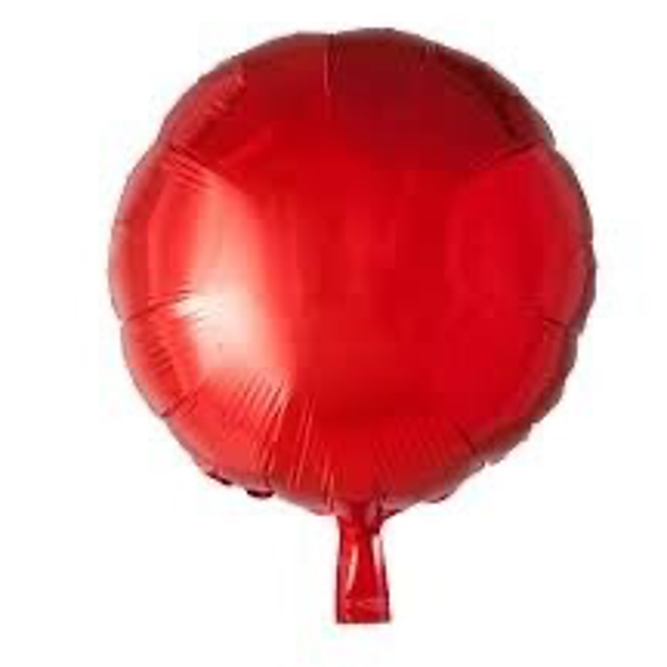 Rond rood - folieballon
