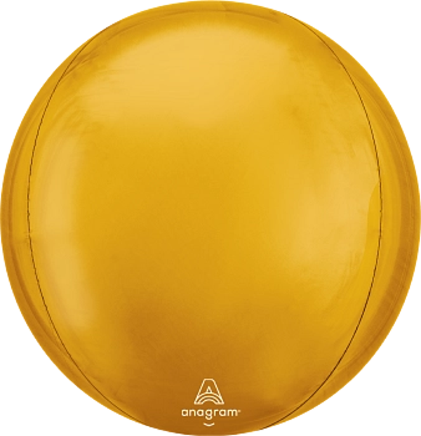 Orbz  XL goud  - 3D folieballon