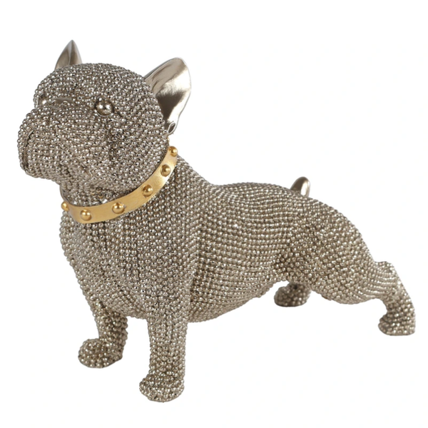 Sculptuur Cairn Terrier -  glinster goud
