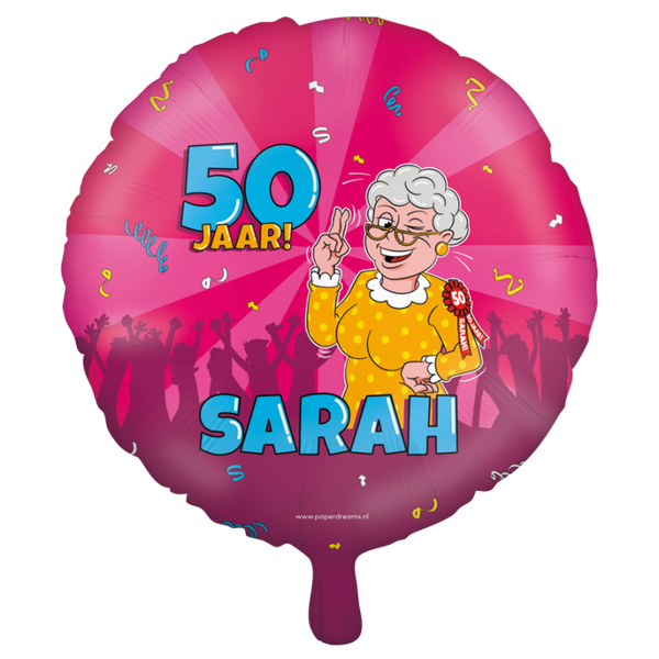 Sarah  - folieballon