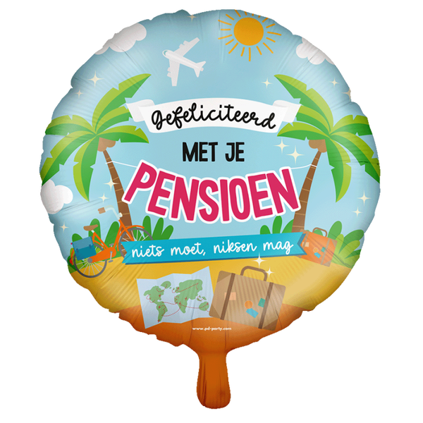 Pensioen  - folieballon