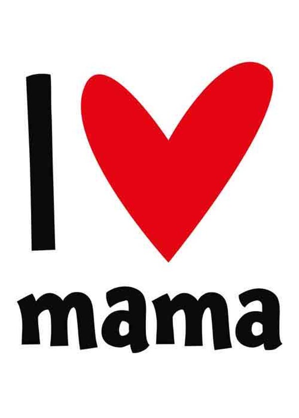 I ♥︎ mama - wenskaart moederdag moederdag