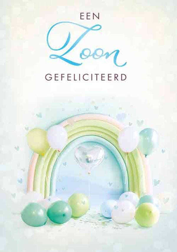 Een zoon - wenskaart Moments