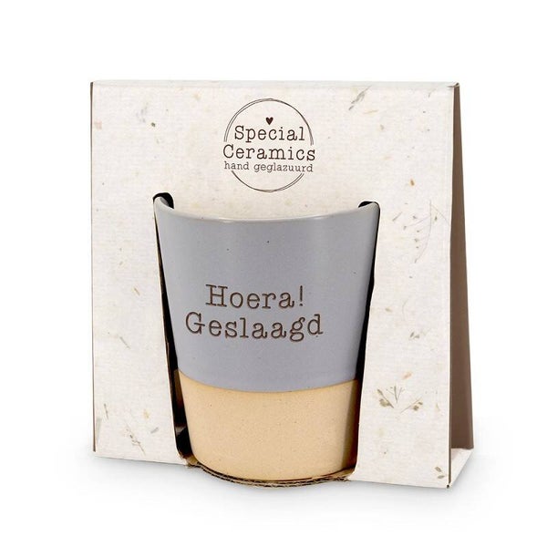 Geslaagd - special ceramics beker