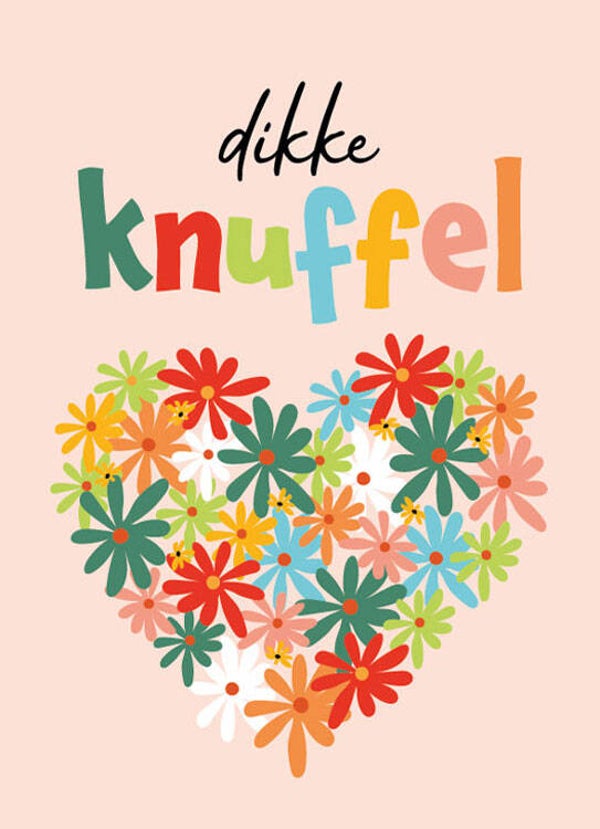 Dikke knuffel - wenskaart Mixx