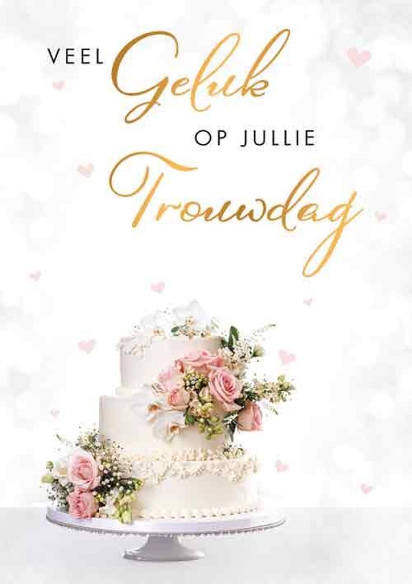 Trouwdag - wenskaart Moments