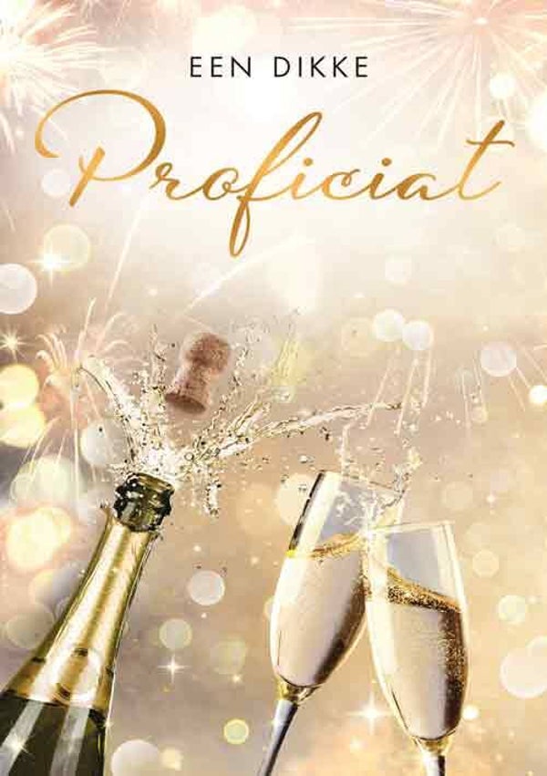 Een dikke proficiat - wenskaart Moments