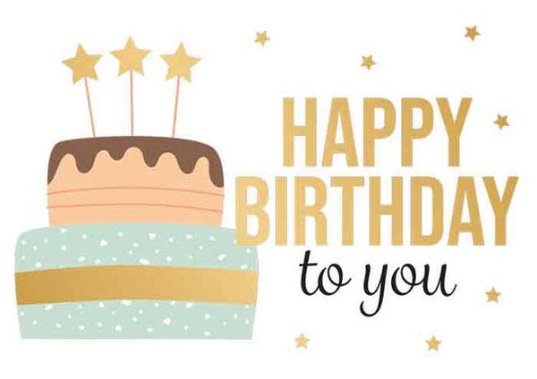 Happy birthday - wenskaart Daisy