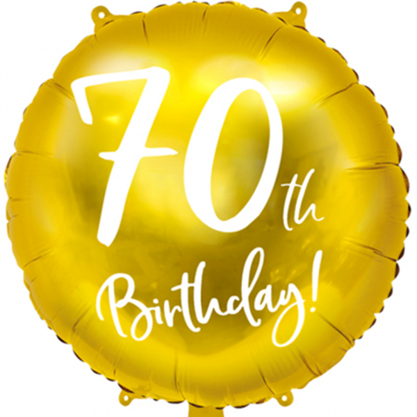 70th Birthday - folieballon