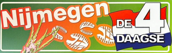 4Daagse Nijmegen - bord kunststof