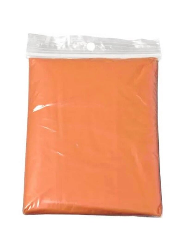 Wegwerp poncho - oranje