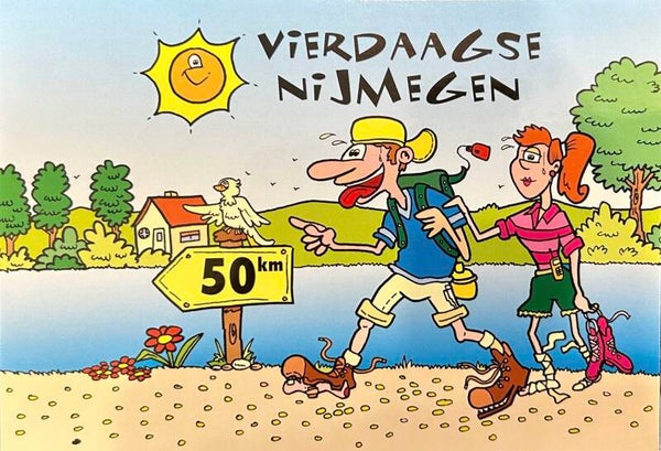 4Daagse Nijmegen 50 km - ansichtkaart