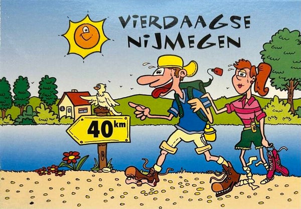 4Daagse Nijmegen 40 km - ansichtkaart