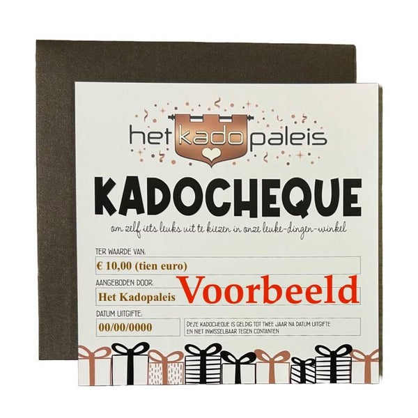 Kadopaleis Kadocheque digitaal - € 10,00