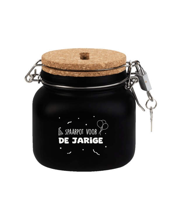 Spaarpot voor de jarige - luxe spaarpot