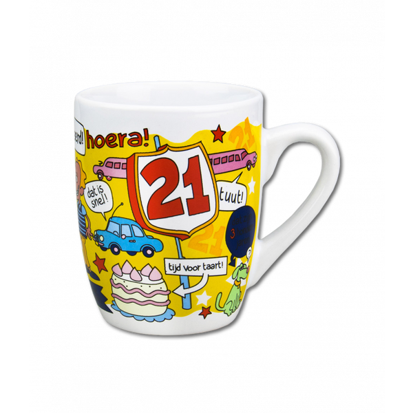 21 Jaar - cartoonmok