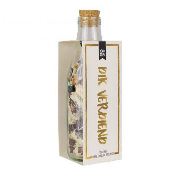 Dik verdiend  - momenten fles - 100% LEUK