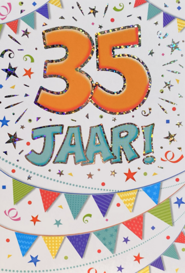 35 Jaar - wenskaart that funny age