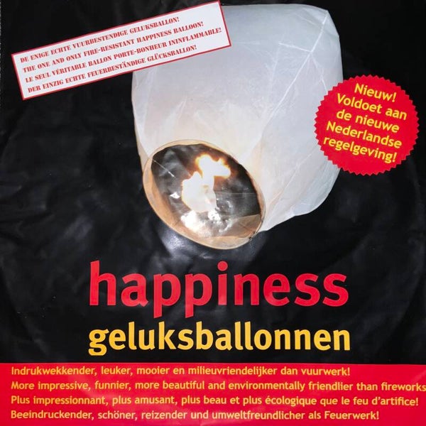 Wensballon happiness - wit