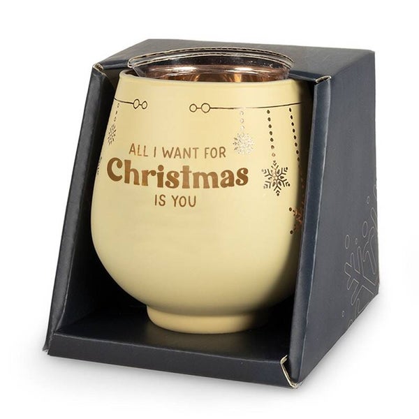 All I want for Christmas is you - luxe sfeerlicht houder