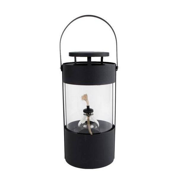 Lantaarn met olielamp Matisse - metaal