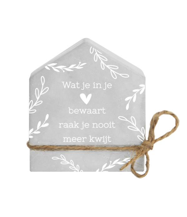 In je hart - cement house