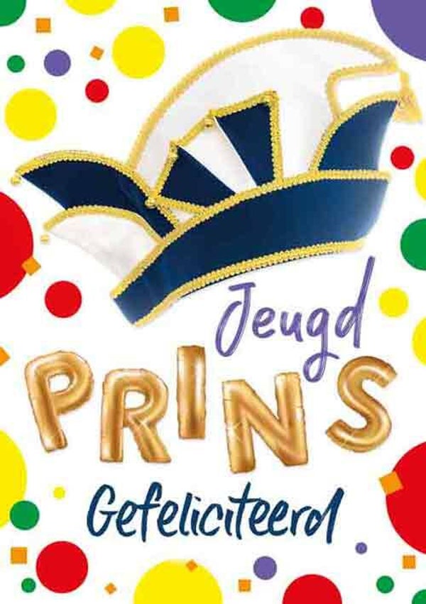 Jeugd prins - wenskaart Carnaval