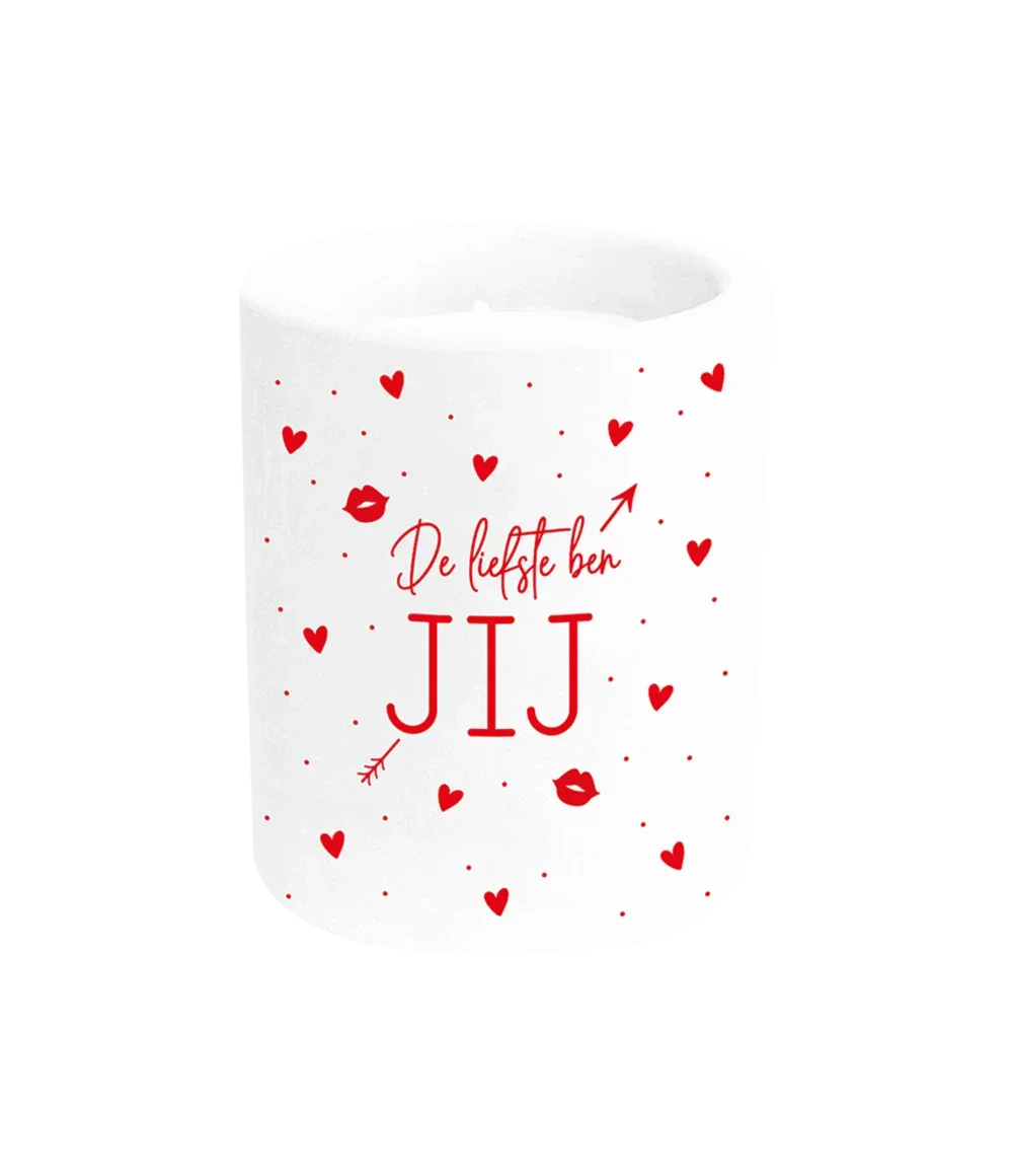 De liefste ben jij - Valentijn cement candle