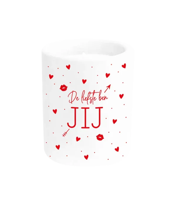 De liefste ben jij - Valentijn cement candle