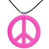 Ketting  hippie - roze