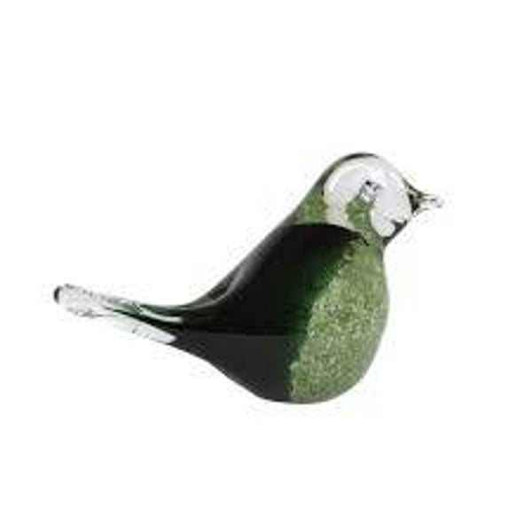 Sculptuur Blend L - vogel glas
