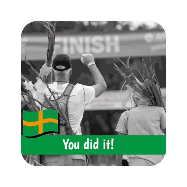 You did it! - onderzetter 4daagse