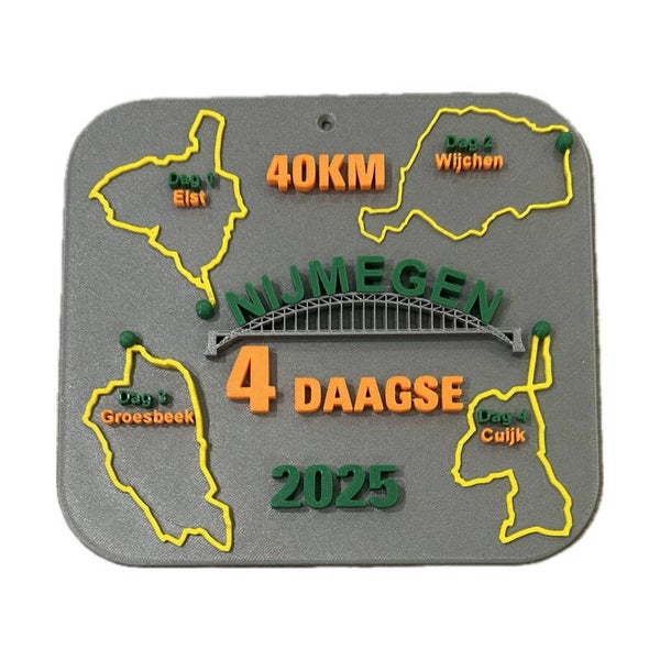 3D print 4Daagse routes 2025 - 40 km