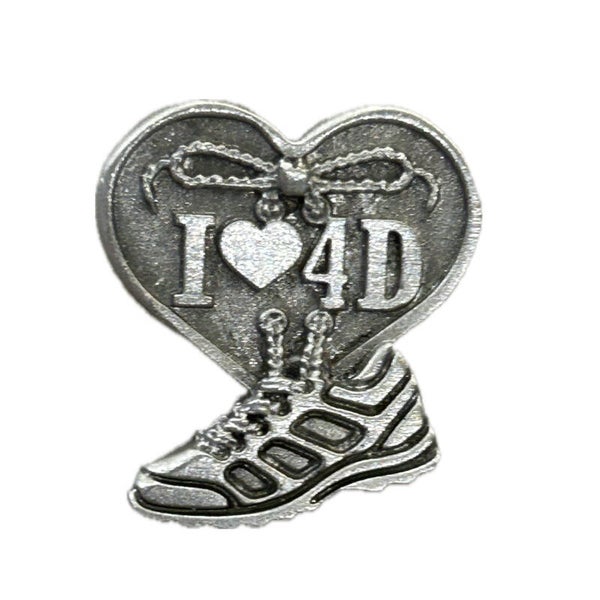 I love 4D - vierdaagse speldje / pin