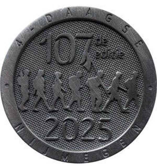Vierdaagse 107de editie 2025 - herinnerings munt