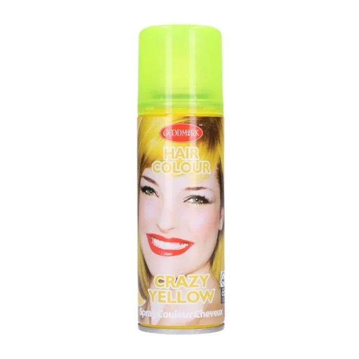 Haarspray - fluor geel