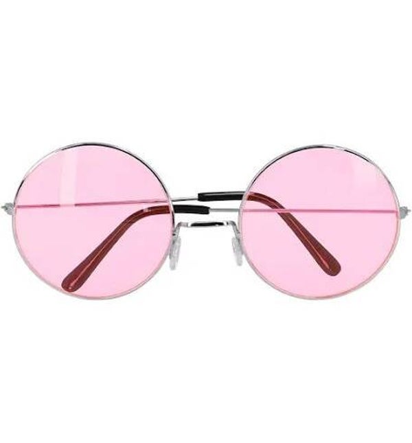 Party bril 70's - roze