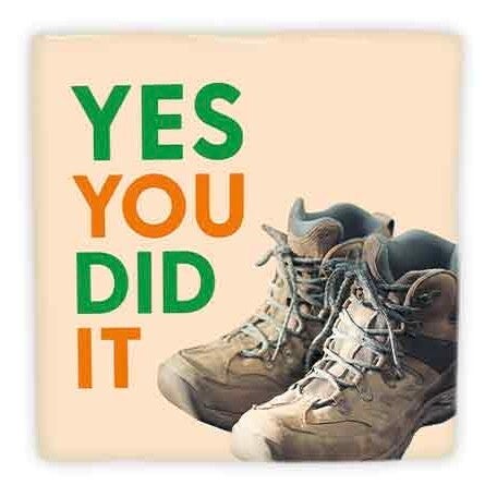Yes you did it - keramische tegel wandelschoenen