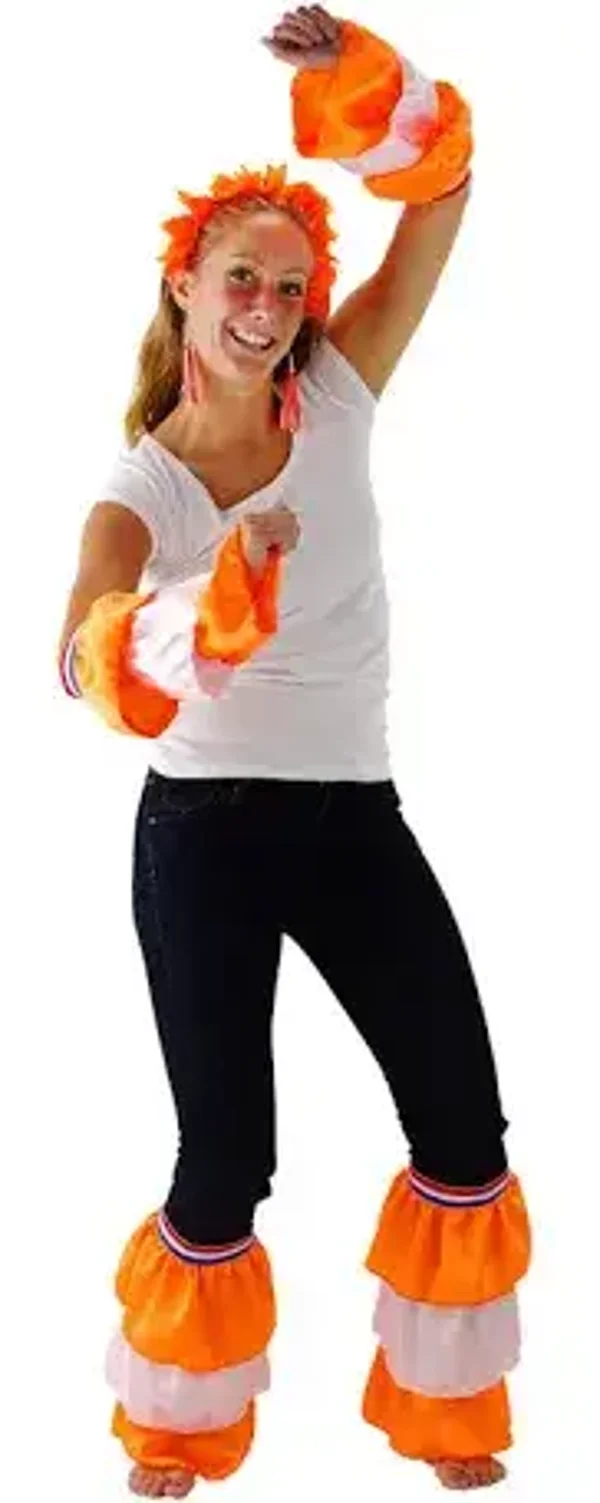 Arm en beenset - oranje rood wit blauw