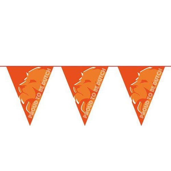 Vlaggenlijn oranje leeuw  proud to be dutch