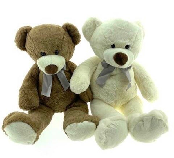 Beer met strik -  knuffel